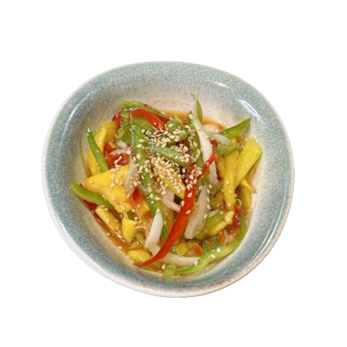 Amanida de mango picant