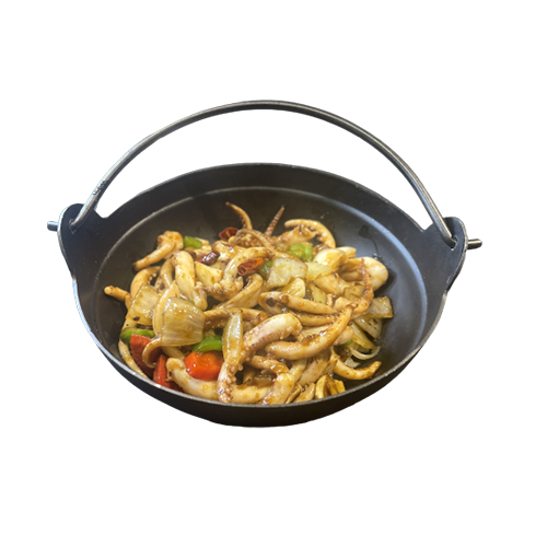 Potes de calamar amb GanGuo