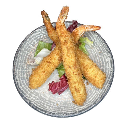 Llagostins arrebosats