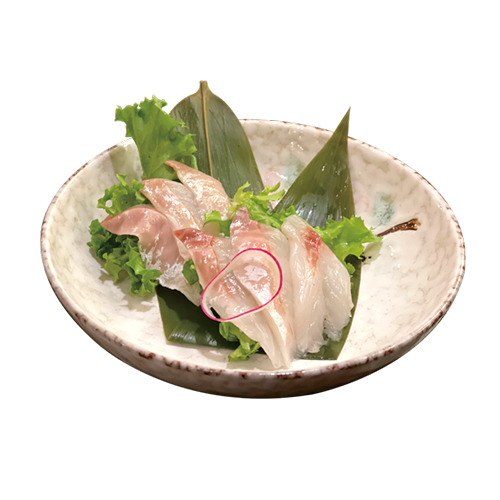 Sashimi d'orada