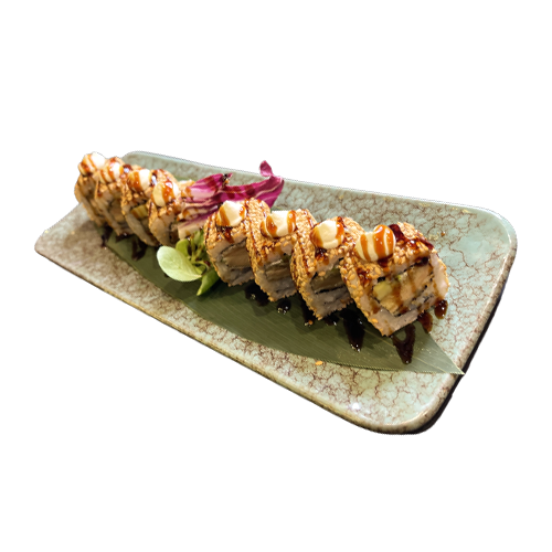 California pollastre arrebosat  amb sesam