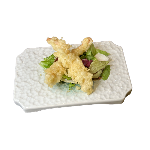 Tempura de llagostins